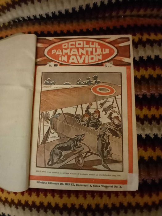 Roman foileton interbelic 76 reviste colegate tiparite la editura IG Hertz complete stare foarte buna