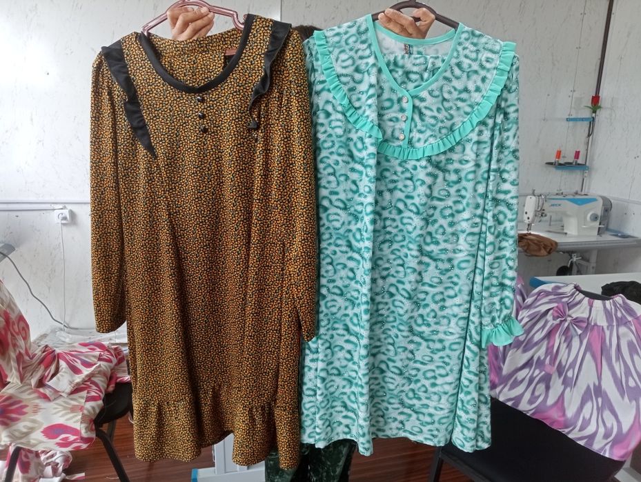 Тайёр тикилган аёллар кўйлаги 150 мингдан, таёр кўрпа тўшак 50 мингдан