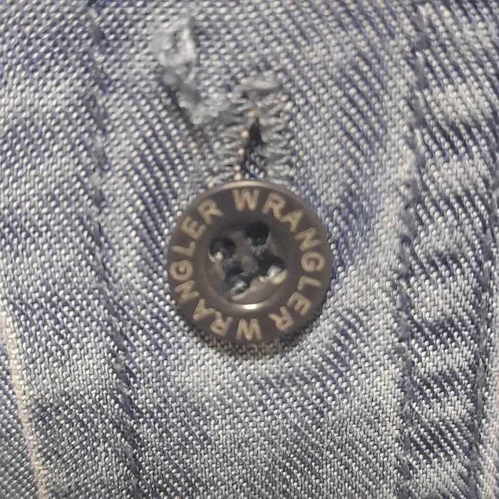 VTG Wrangler Long Sleeve Chambray Shirt/50-52/Винтажная Рубашка Шамбре