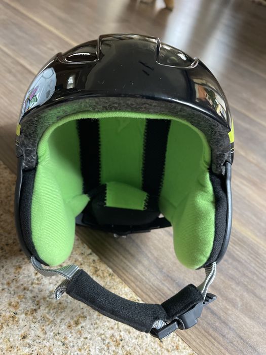 Alpinа скиорска детска каска за момченце - черна , размер 51-55