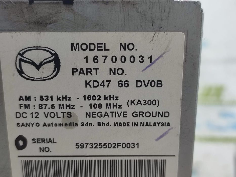 Navigatie  KD4766DV0B Mazda CX-5 1 (KE) [2011 - 2015] 2.2 d SHY1