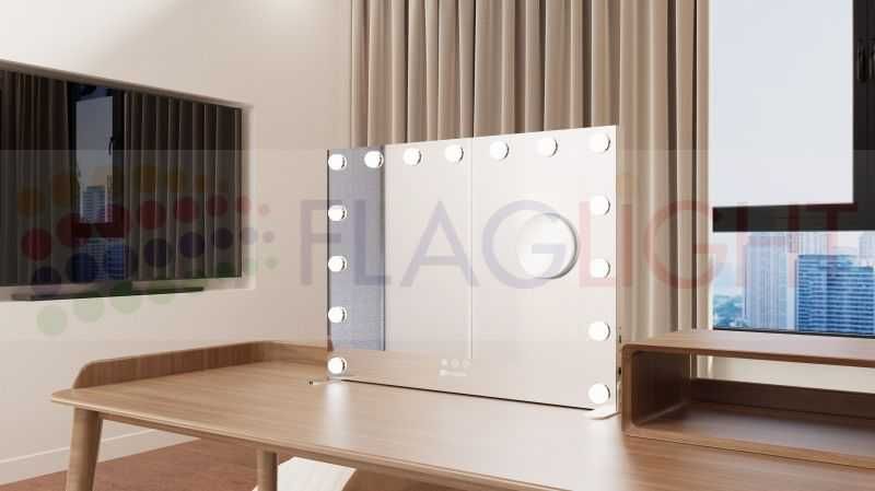 -10% Козметични Огледала за Гримиране тип Холивуд с лед осветление