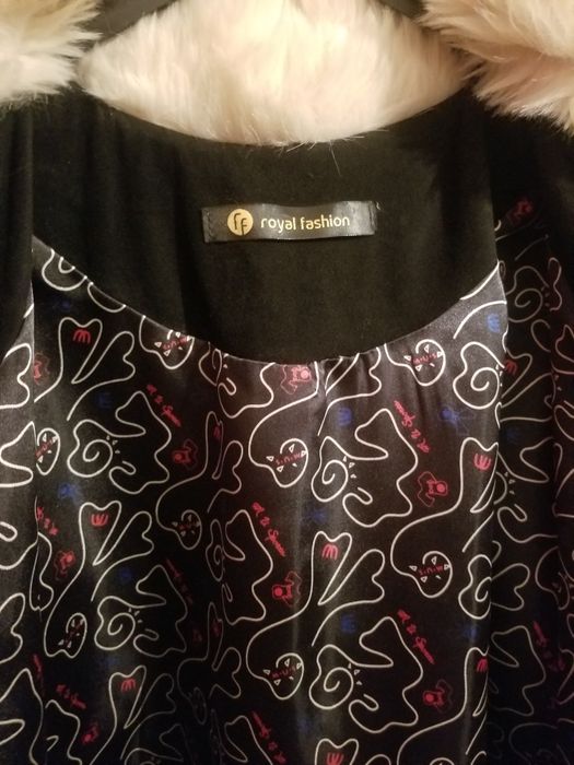 Дамско пухено палто