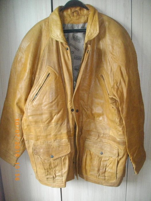 Мъжки Естествена Кожа-Якета-Дълги Шуби-Къси Спортни-Внос-Ползвани