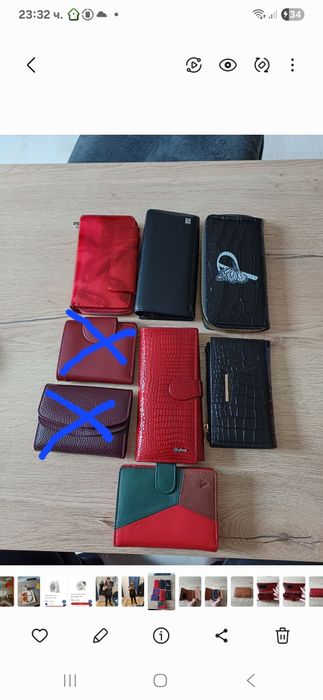 Дамски портмонета,нови