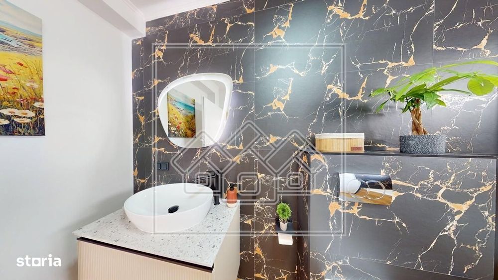 Penthouse cu design deosebit, mobilat modern, terasa