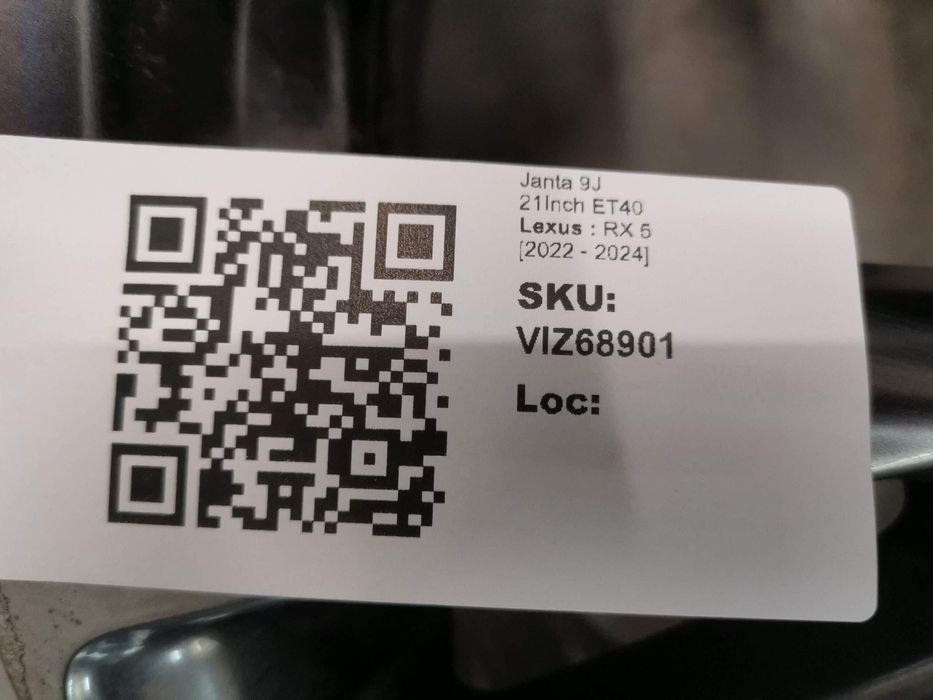 Лексус РХ / Lexus RX [Translated text:] Джанта 9J 21 инча ET40 Lexus R