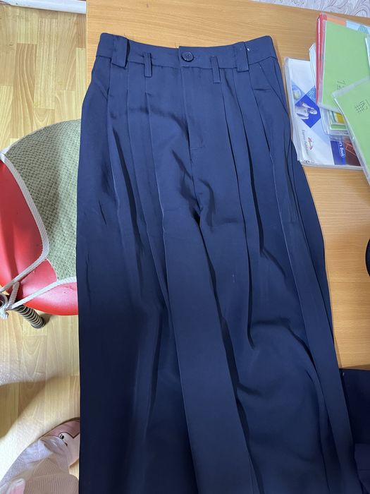 Брюки женские школьные темно синий