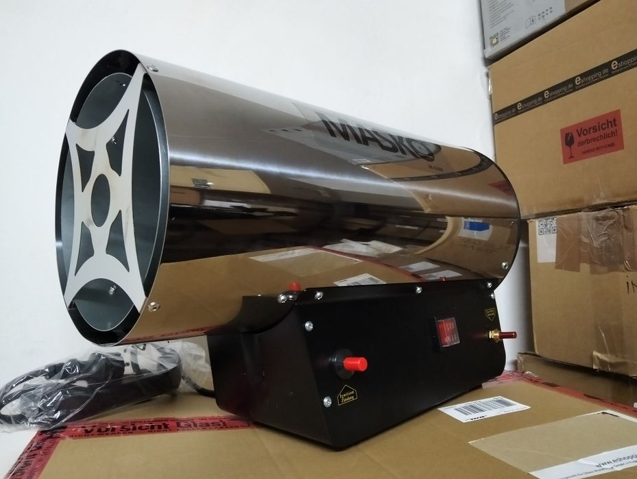 Tun/ventilator de încălzire cu gaz