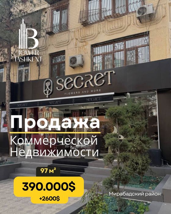 Первая линия Мирабад — 97м², доход 2600 в месяц Гостиница Россия