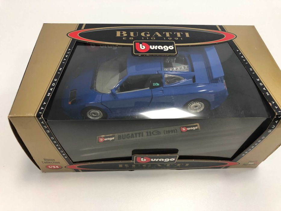 Метална колекционерска количка BUGGATI EB110 1991г. 1:24 мащаб