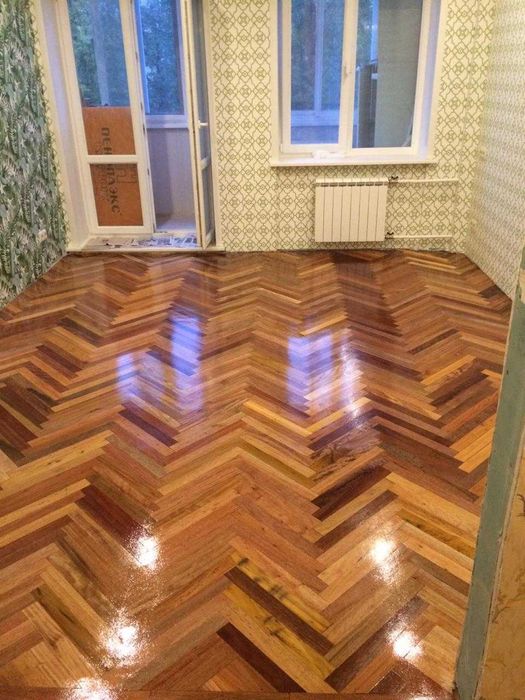 Шлифовка паркета, ремонт и восстановление паркетного пола и доски