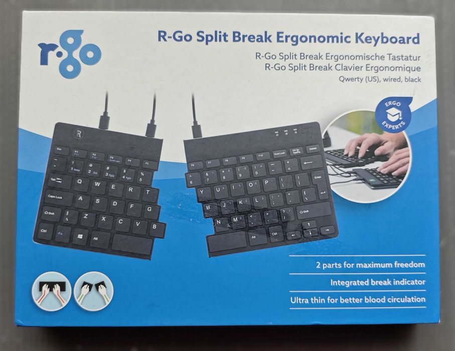 Ергономичната клавиатура R-Go Split Break