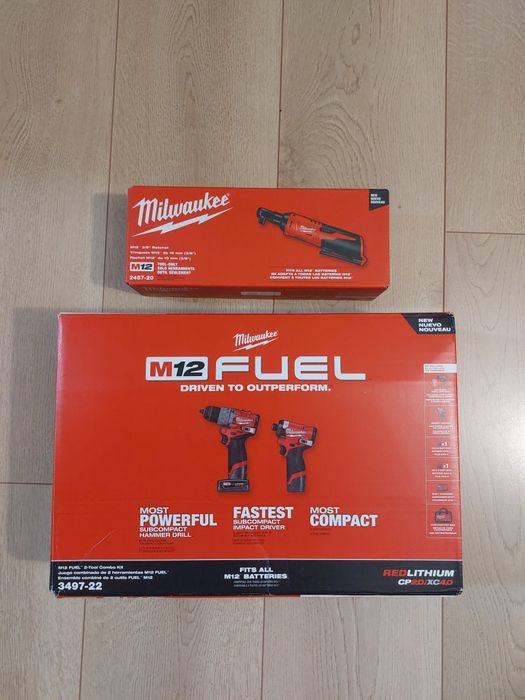 Pachet Milwaukee M12 Fuel + Clichet