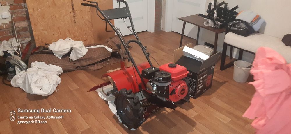 мотоблок с активной фрезой