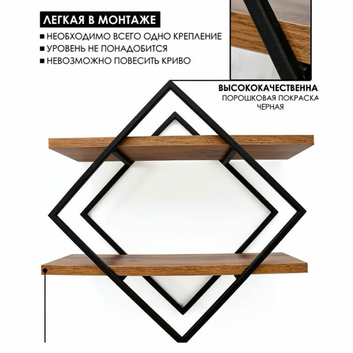 Интерьерная полка в стиле Loft