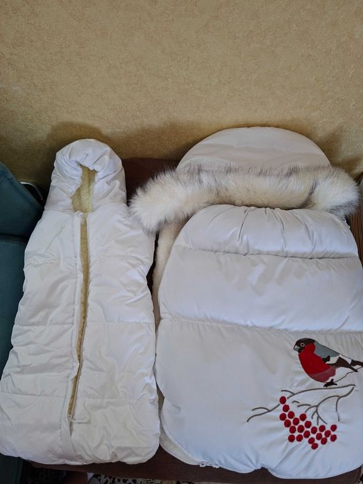 Зимний конверт на выписку