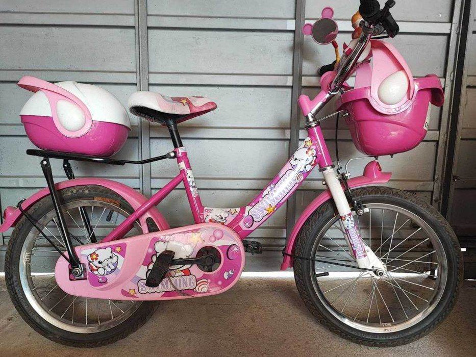 Детско колело розово