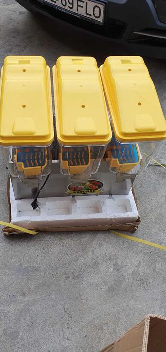 Lichidare Dozator bauturi racoritoare 48L 3x16L - TRANSPORT GRATUIT