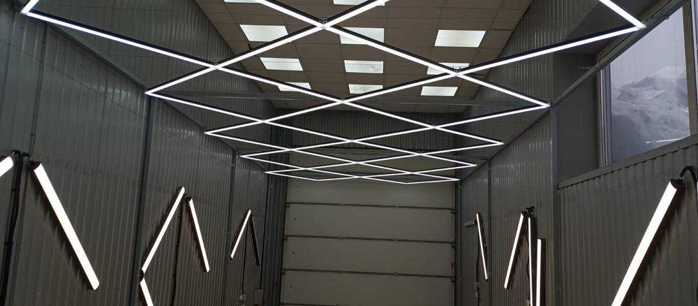 Модульное освещение (ромбы, соты, стрелки)