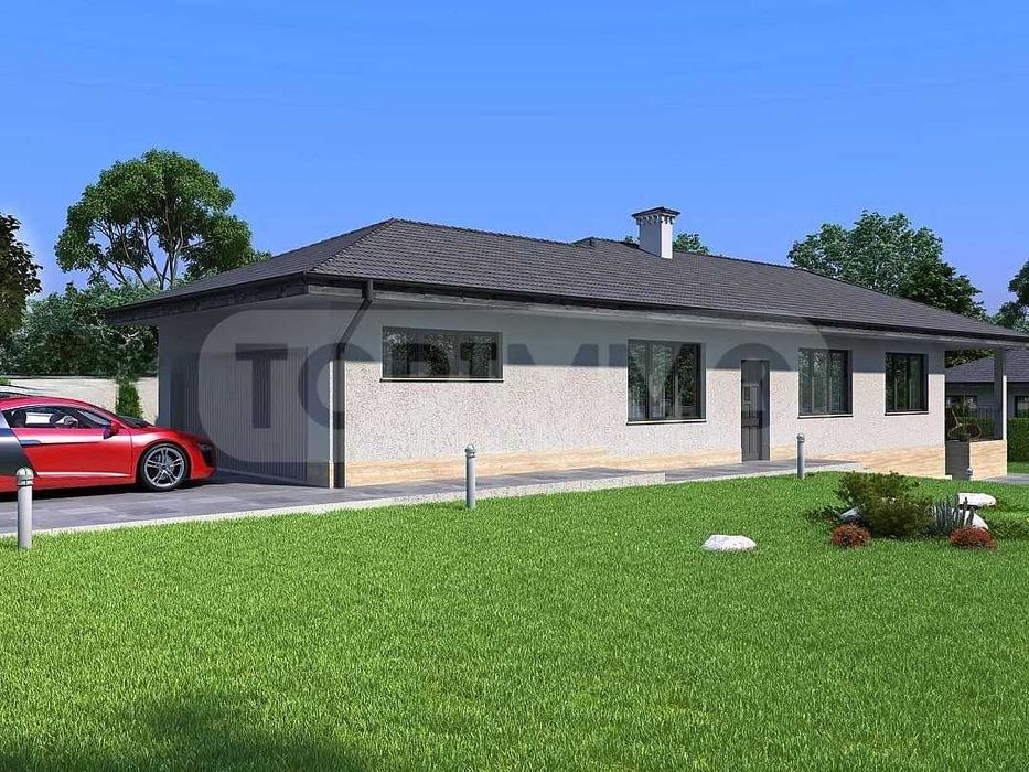 Новострояща се къща в село Равна гора