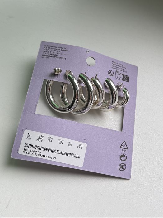 Женские H&M серьги