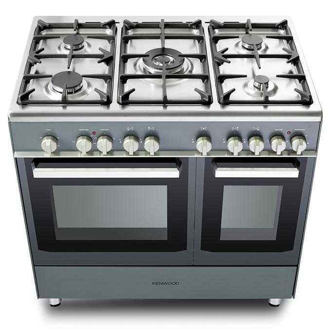 Полупрофесионална готварска печка на газ и ток - KENWOOD - 90 см.