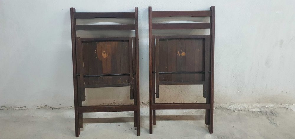 Сгъваеми столове винтидж антики