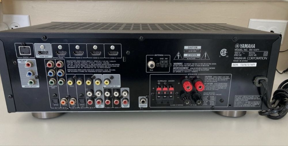 Yamaha RX-V371 Stereo 5.1 Channel