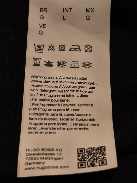 Boss мъжка блуза с дълъг ръкав XL и пуловер от мериносова вълна ( L)