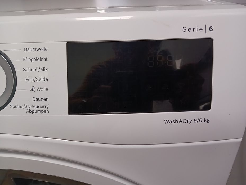 Пералня със сушилня Бош Bosch Serie 6 A+++ 9/6кг Wash end Dry Гаранция