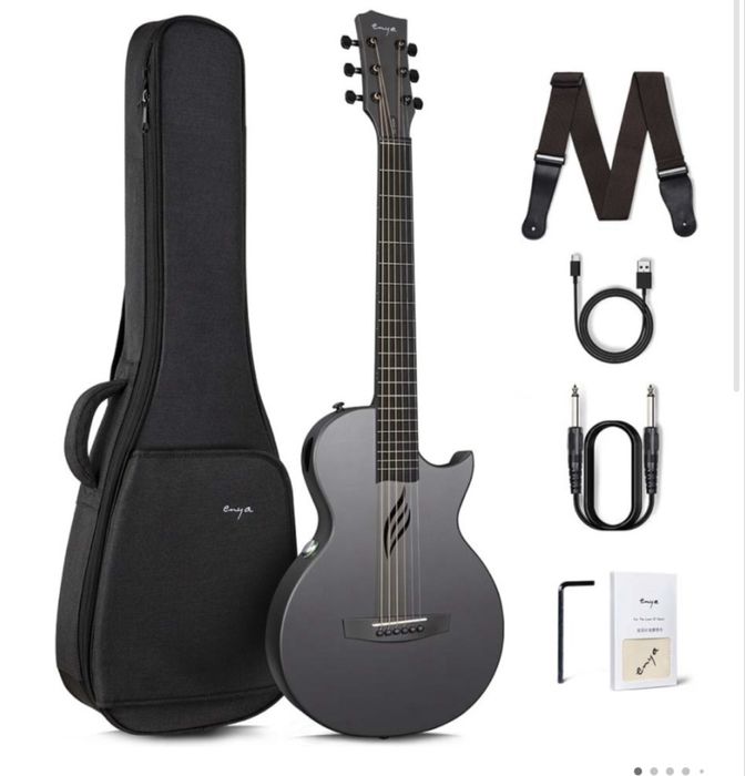 Акустическая смарт гитара Enya NOVA GO/BK.SP1 черный