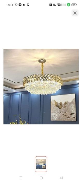 Установка люстр недорого