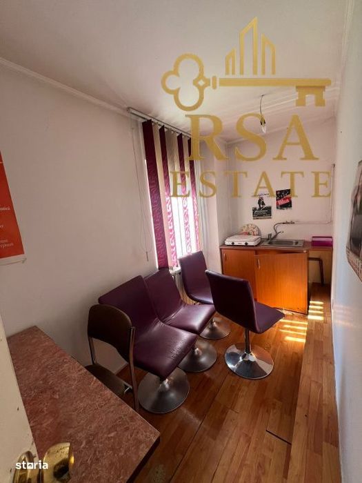 Apartament 2 camere decomandat, zona Nord-parter, ideal birou, 56mp