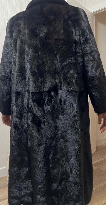 Норковая шуба 120см