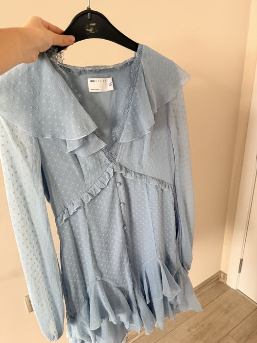 Синя ежедневна рокля Asos