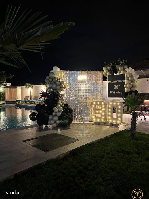 Vila petrecere-Piscina-Casa de inchiriat-Aniversari-Evenimente