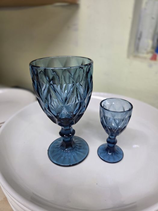 Бокал и рюмки. 24 + 24