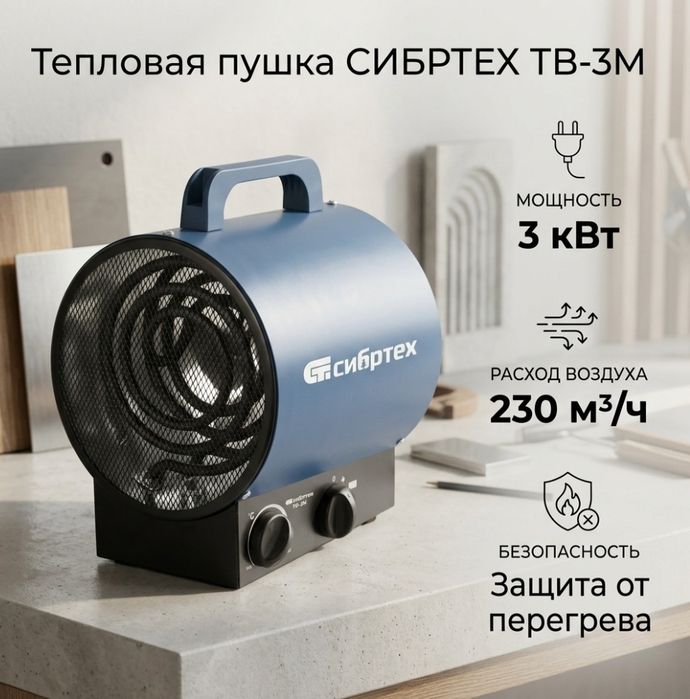 Тепловентилятор обогреватель вентилятор