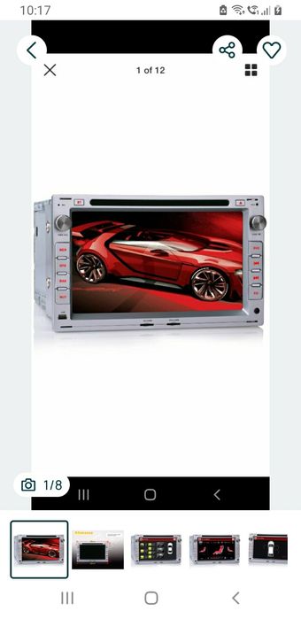 Navigație auto dedicată VW, cu ecran de 8 inch. Detalii în fotografii,produs nou in cutie.