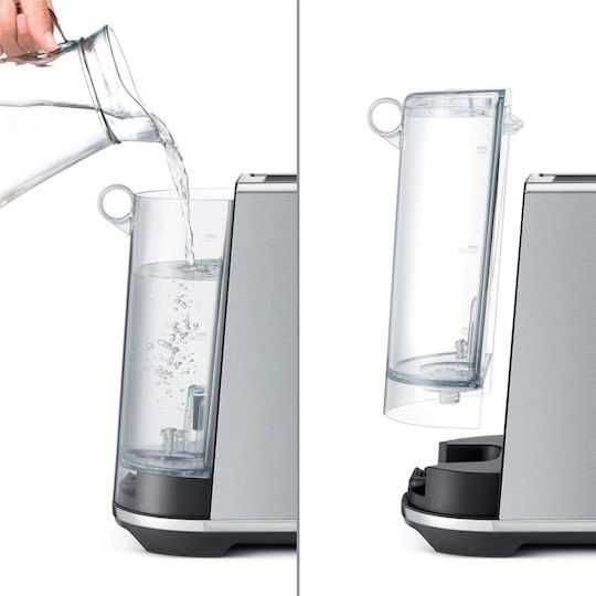 Sage the Bambino Plus Mașină de Espresso 1600W Presiune 9bar Argintie SES500BSS