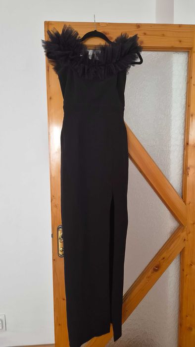Rochie eleganta lunga neagra