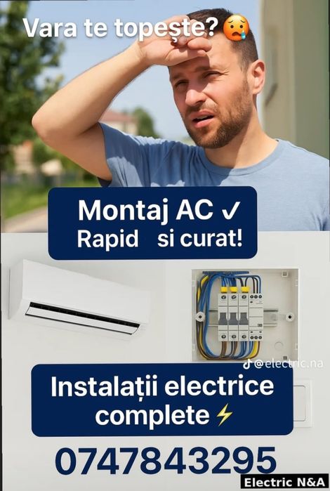 Electrician cu experiență! Si regim de avarie 24 /24 ore!