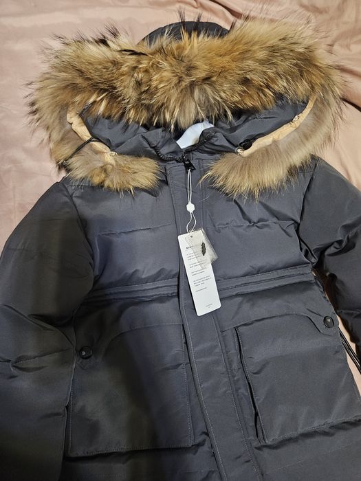 Куртка пуховик для мальчика 130 размер