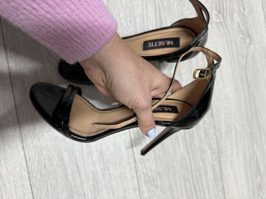 Sandale Musette negre lac masura 39 ca noi