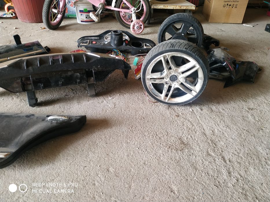 Колеса и редуктора для электромобиля