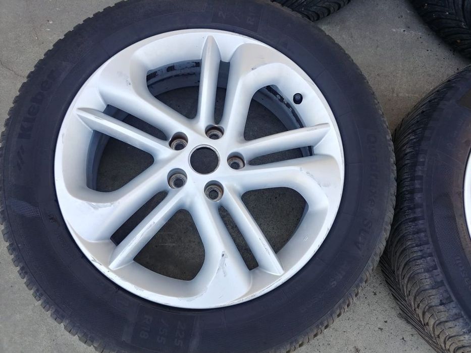 set jante aliaj r18 cu anvelope m+s 225/55r18  renaut koleos 2 2016-2023 403005871r  403007704r