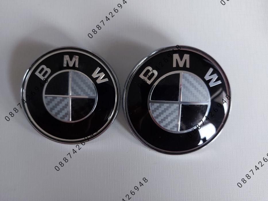 Емблема за Бмв  BMW 82мм 74мм 45мм 68мм капачки за джанти карбон
