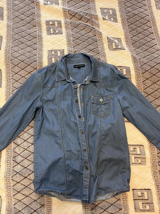 Джинсовая рубашка женская