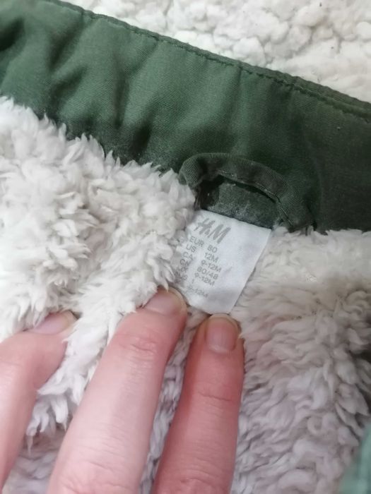 Зимно детско яке H&M, размер 80